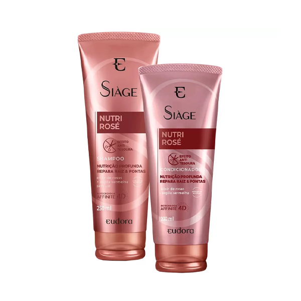 Eudora Siage Nutri Rose KIT (Shampoo + Condicionador)